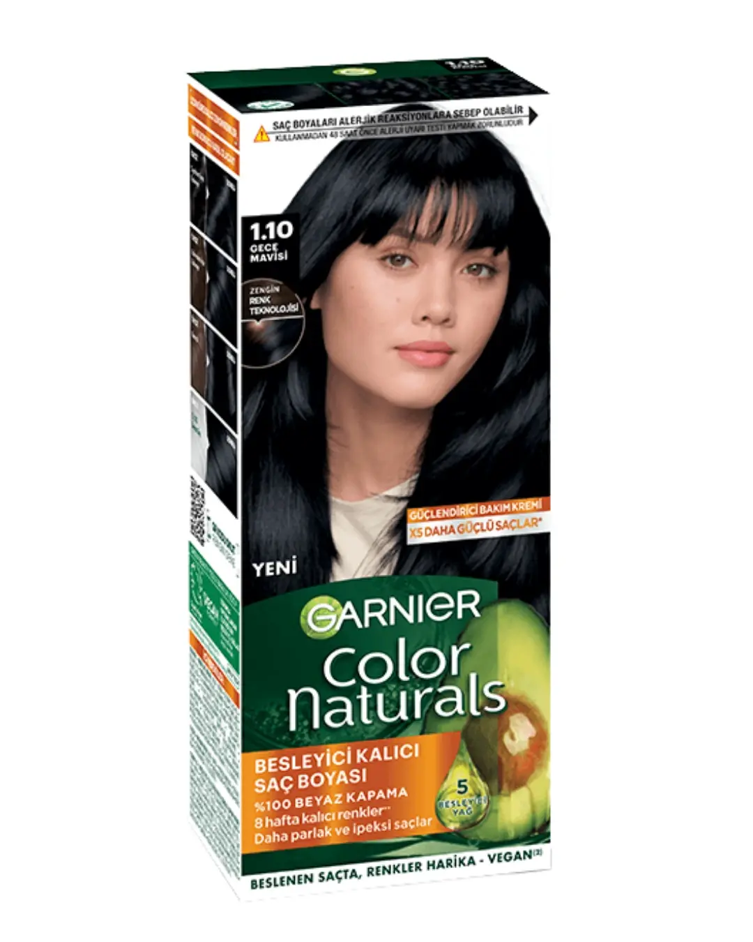 Garnier Color Naturals Saç Boyası 1.10 Gece Mavisi