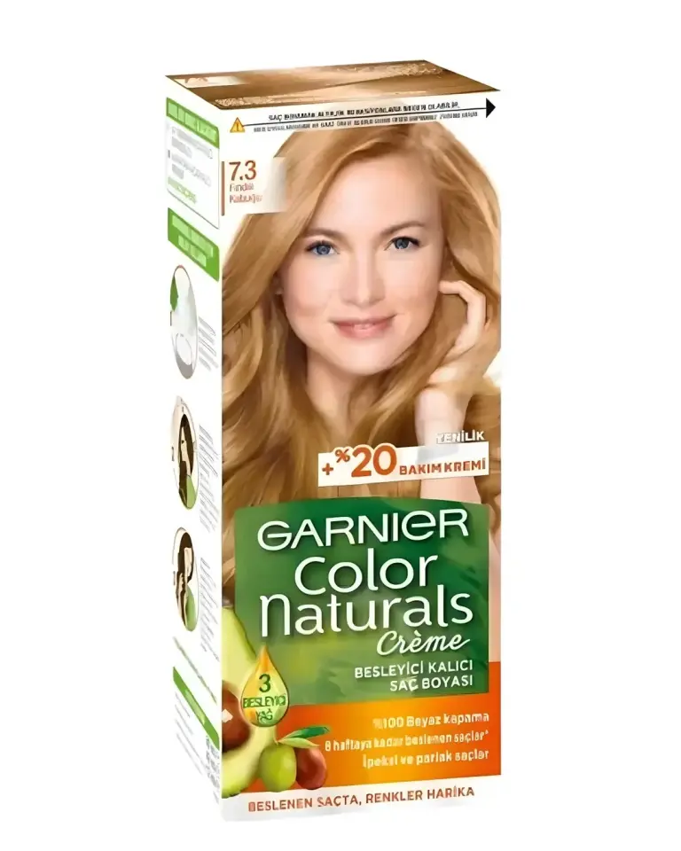 Garnier Color Naturals Saç Boyası 7.3 Fındık Kabuğu
