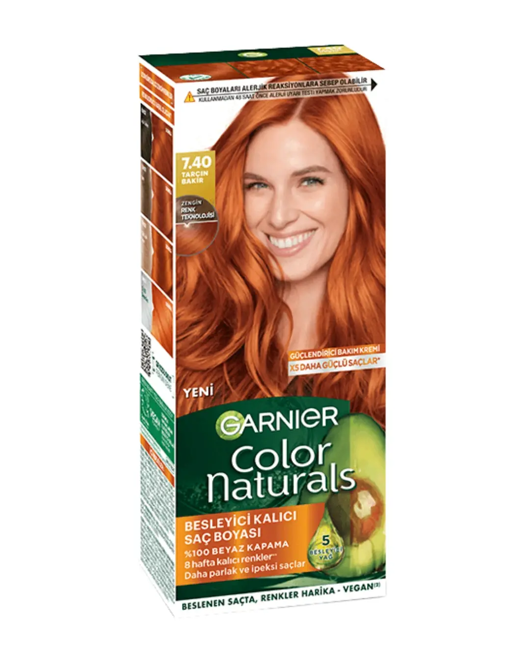 Garnier Color Naturals Saç Boyası 7.40 Tarçın Bakır