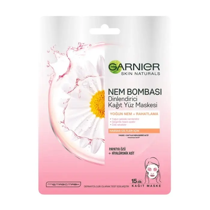 Garnier Nem Bombası Dinlendirici Kağıt Maske 32 Gr