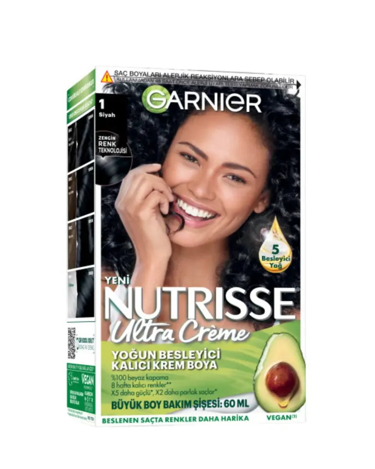 Garnier Nutrisse Ultra Creme 1 Siyah