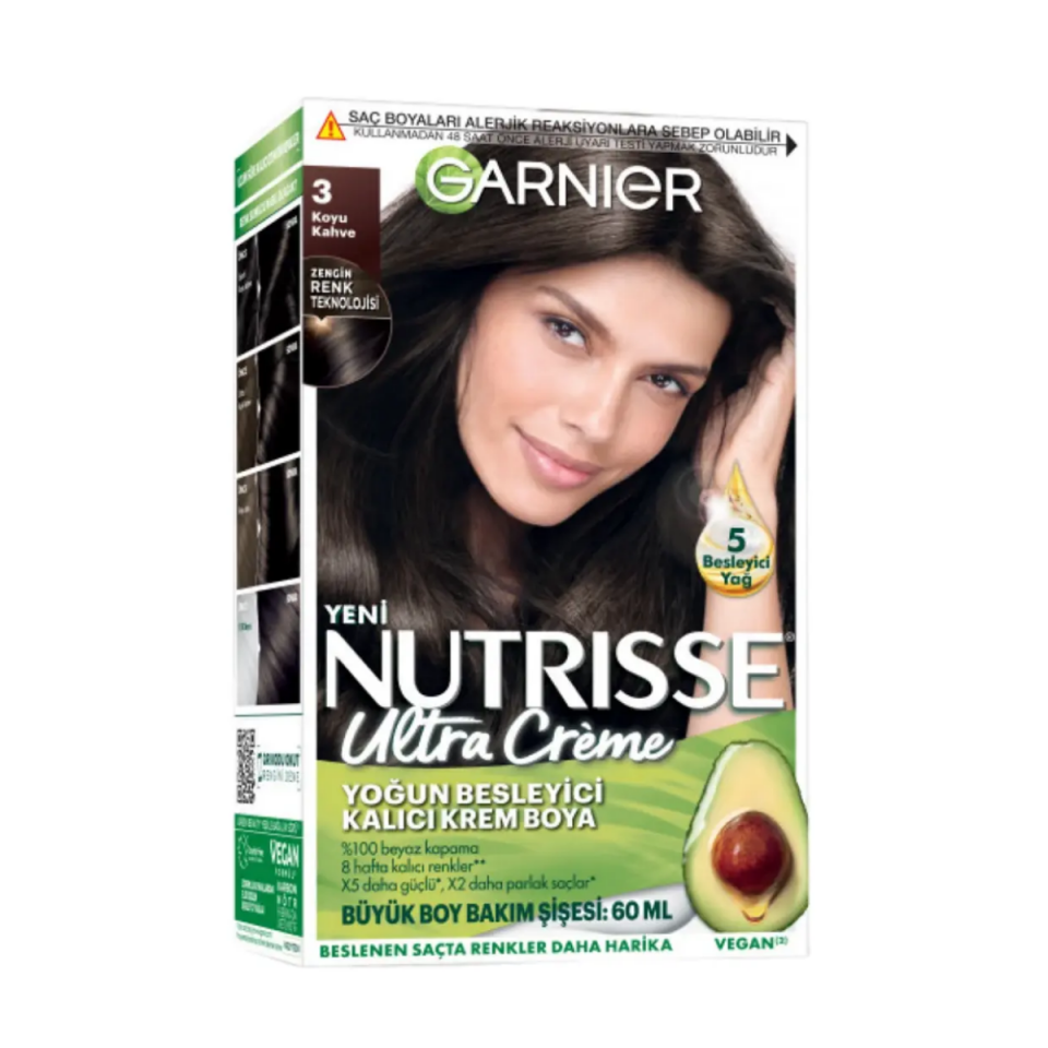 Garnier Nutrisse Ultra Creme 3 Koyu Kahve