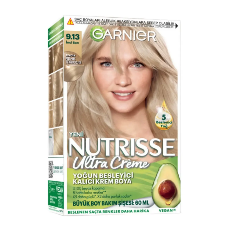 Garnier Nutrisse Ultra Creme 9.13 İnci Sarısı