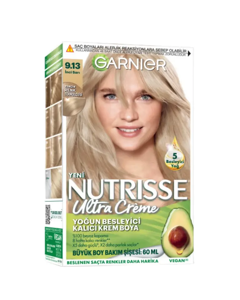 Garnier Nutrisse Ultra Creme 9.13 İnci Sarısı