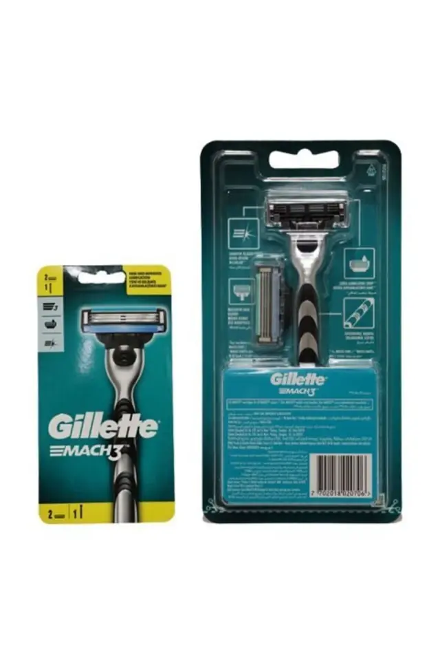 Gillette Mach3 Tıraş Makinesi Yedek Tıraş Bıçağı