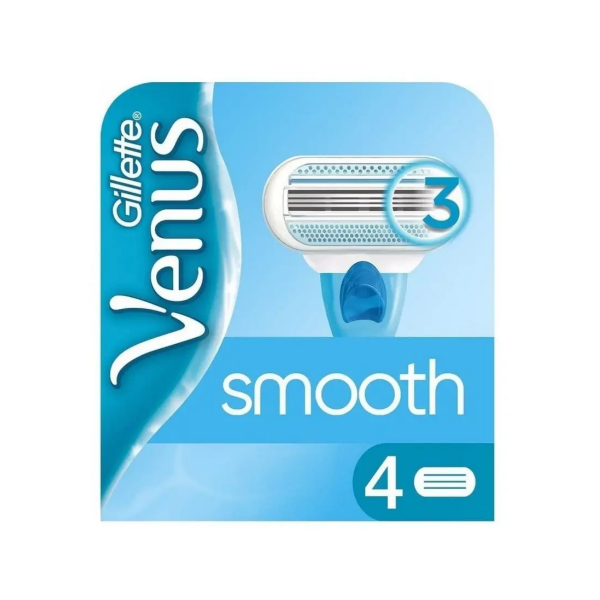 Gillette Venüs Yedek Başlık Venüs Smooth 4'lü