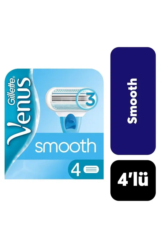 Gillette Venüs Yedek Başlık Venüs Smooth 4'lü