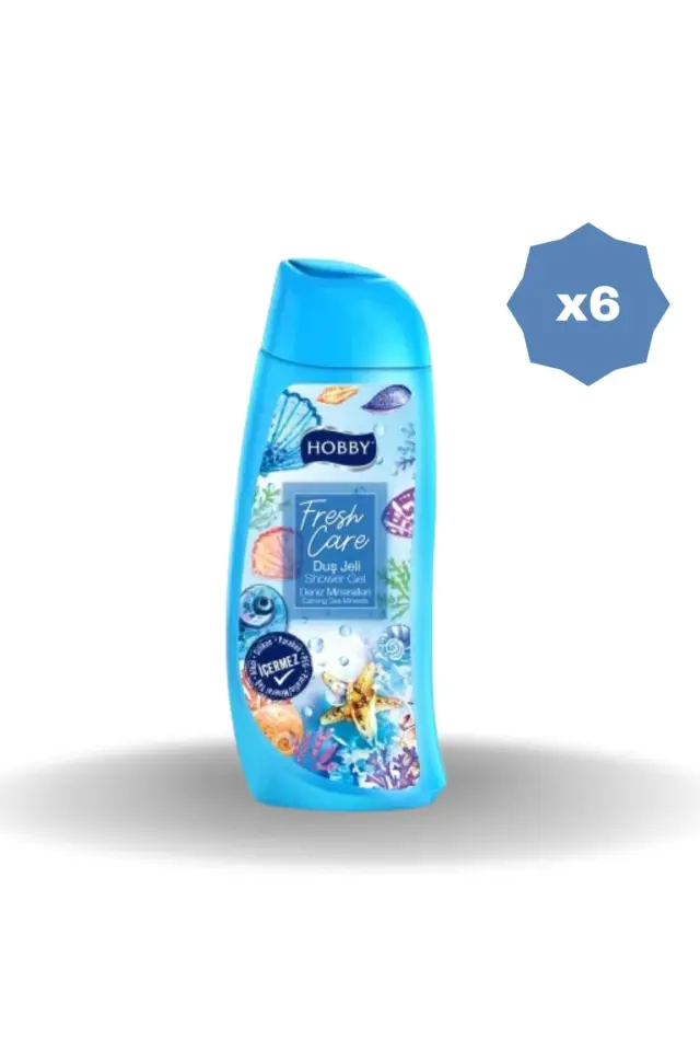 HOBBY DENİZ MİNERAL VÜCUT ŞAMPUANI 500 ML - (6 ADET)
