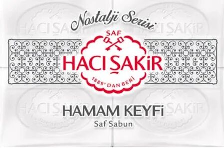 Hacı Şakir Hamam Keyfi Saf 4 x 200 gr Saf Sabun