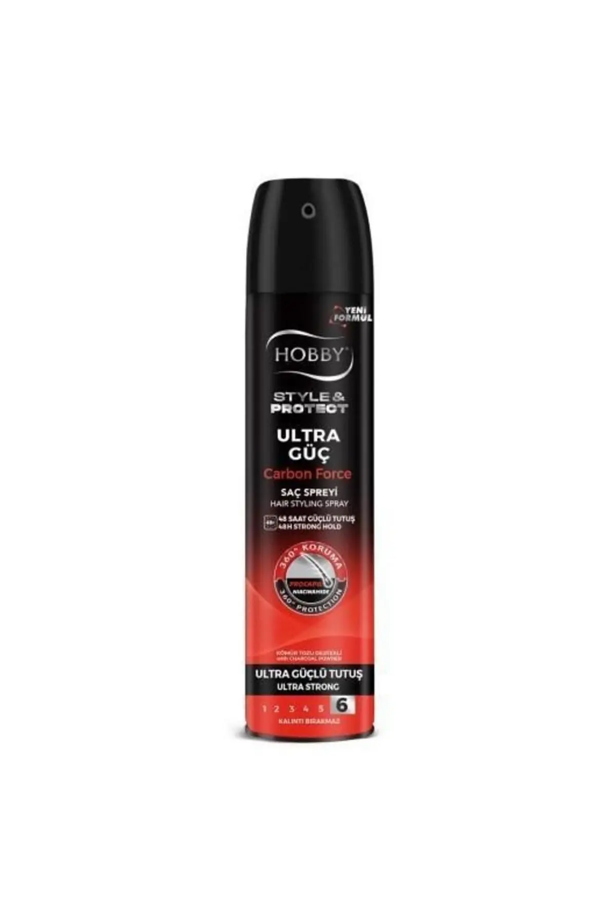 Hobby Saç Spreyi Carbon Ultra Güçlü Tutuş 250 ml