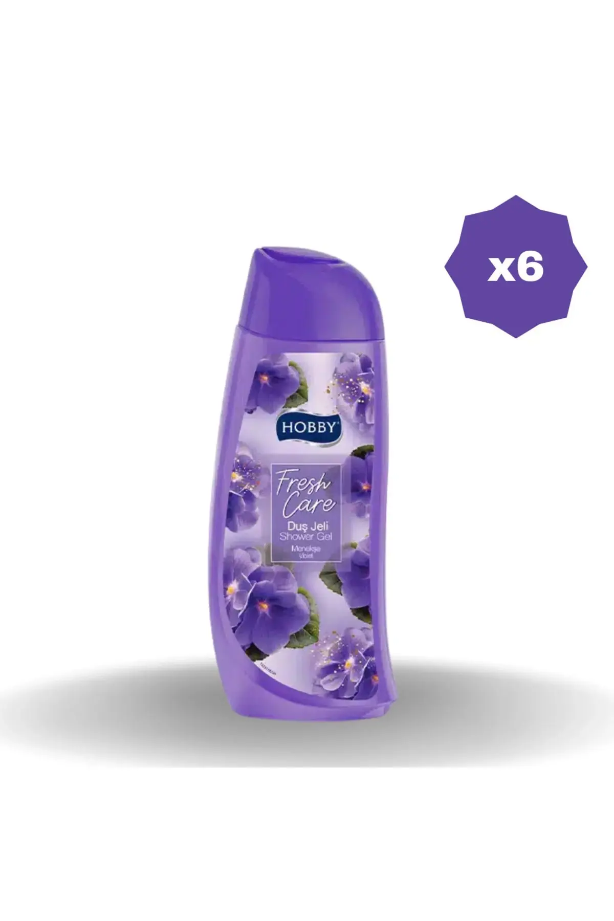 Hobby Vücut Şampuanı Fresh Care Menekşe 400 ml - (6 Adet)