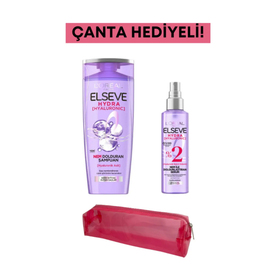 Hydra Neme İhtiyaç Duyan Saçlar Bakım Seti Şampuan & Saç Spreyi (Çanta Hediyeli)