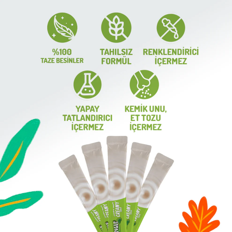 Jungle Krema Kedi Ödül Maması Tavuklu 5x14 Gr