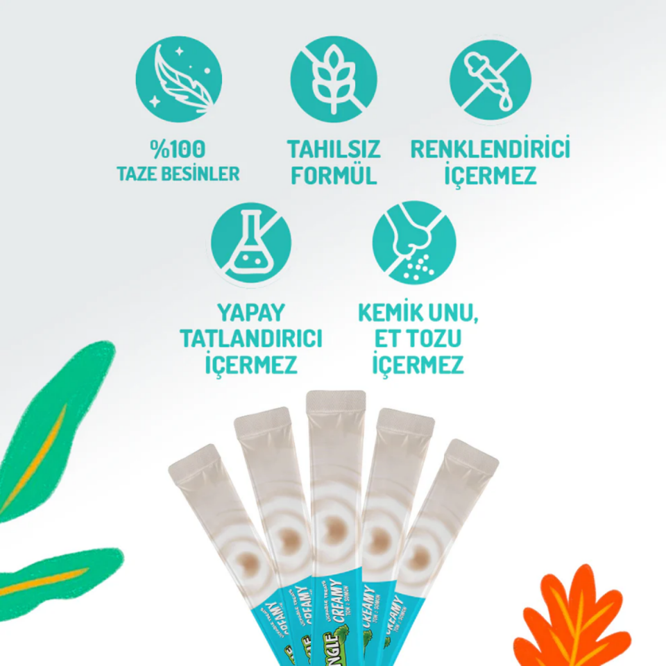 Jungle Krema Kedi Ödül Maması Ton-Somon 5x14 Gr