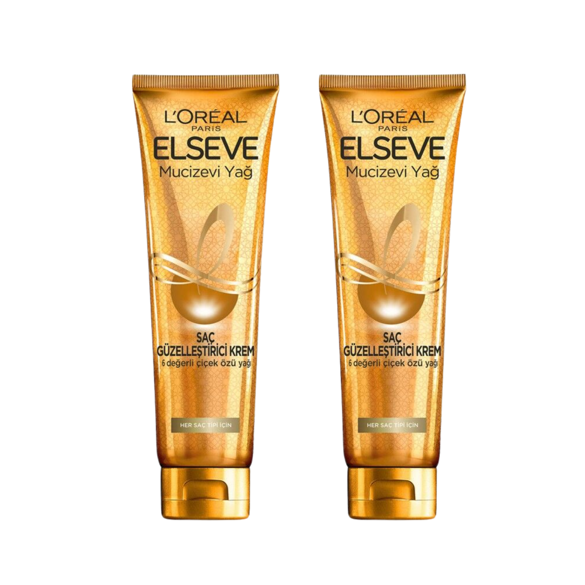 L'oréal Paris Elseve Mucizevi Yağ Saç Güzelleştirici Krem 150 ml x 2 adet