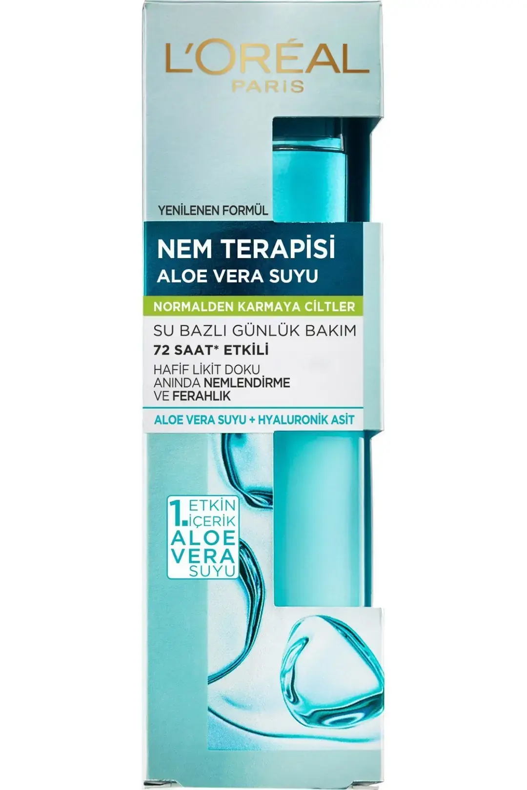 L'oréal Paris Nem Terapisi Aloe Vera Suyu Normalden Karmaya Ciltler
