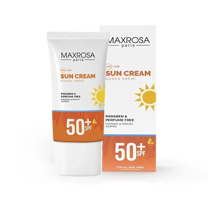 MAXROSA 50+SPF Yüksek Koruyucu Güneş Kremi 60 ml