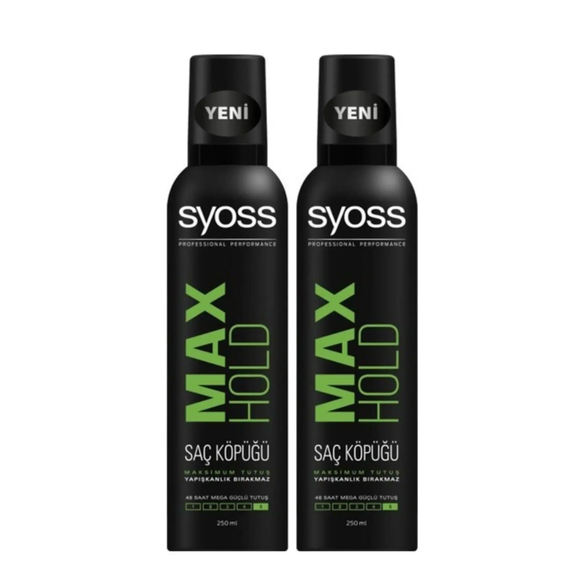 Syoss Max Hold Köpük 250 ml X 2 Adet